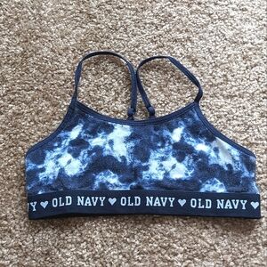 Old Navy Tie Dye Adjustable Bra Girls size Medium